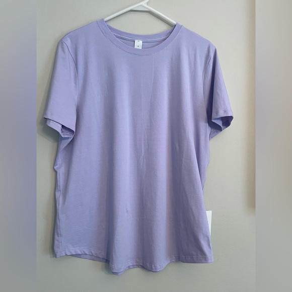 NWT Lululemon Love Crew shirt, Lavender Frost color, size 12 - Picture 1 of 4